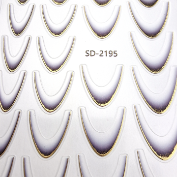 89422  french stickers black gold1