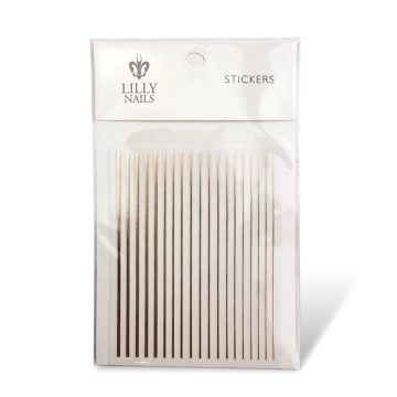 89429  stripe stickers rosegold